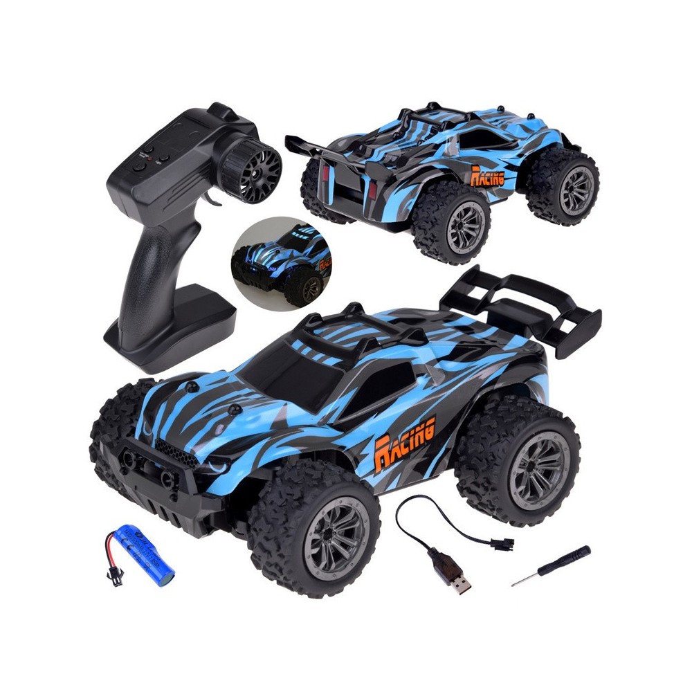JOKO RC Auto RAPID MONSTER s Podsvietením, na diaľkové ovládanie, modré