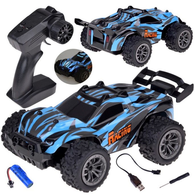 JOKO RC Auto RAPID MONSTER s Podsvietením, na diaľkové ovládanie, modré