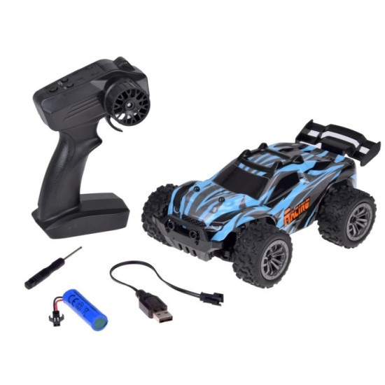 JOKO RC Auto RAPID MONSTER s Podsvietením, na diaľkové ovládanie, modré