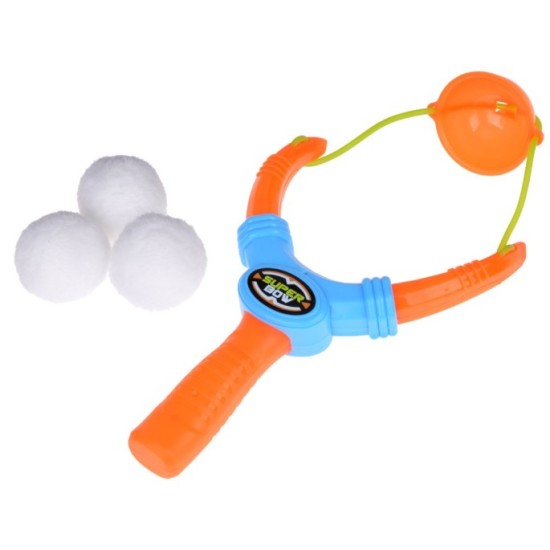 Slingshot for children soft balls like snowballs 3 pcs toy SP0806