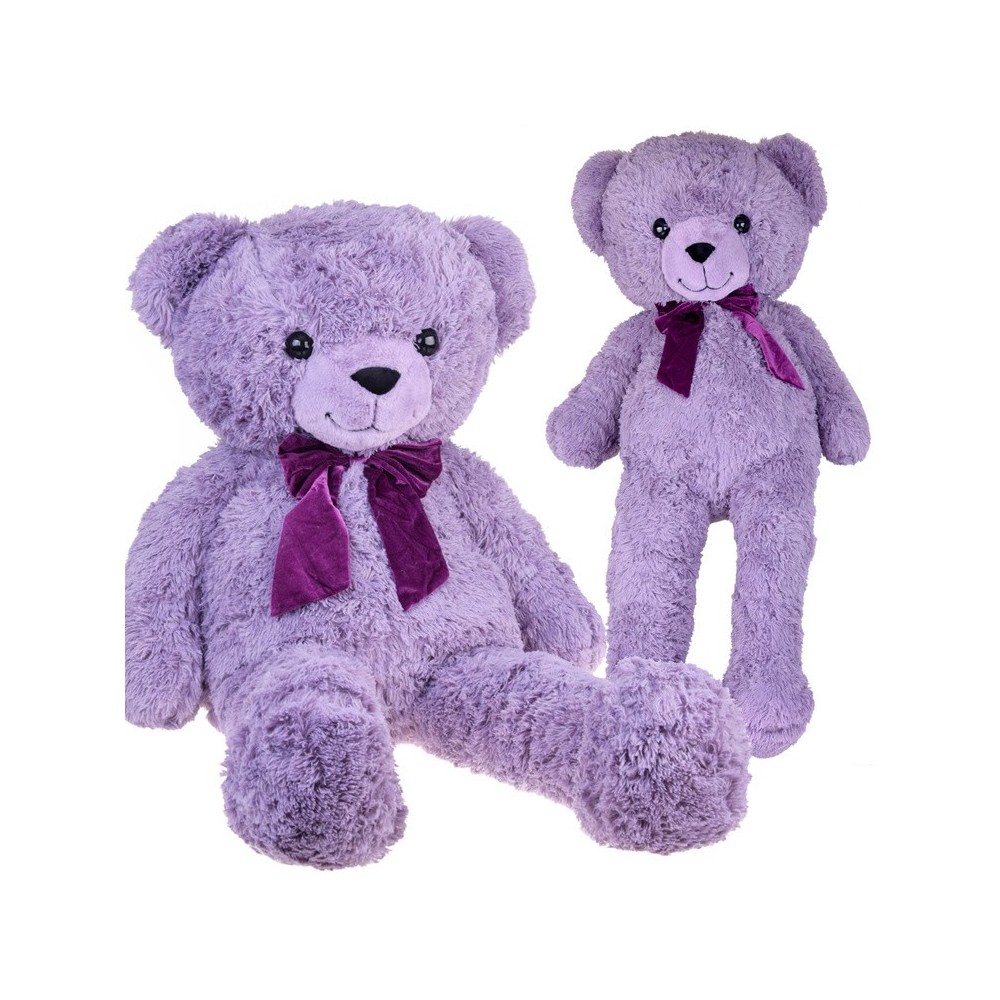 JOKO Veľký Plyšový Medveď Teddy Bear BEN 110cm, fialový