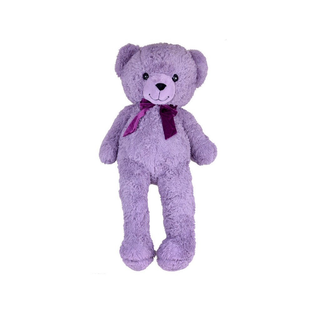 JOKO Veľký Plyšový Medveď Teddy Bear BEN 110cm, fialový