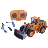 JOKO RC Buldozér na diaľkové ovládanie so svetlom a zvukom + USB nabíjačka