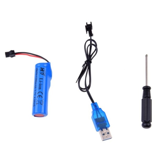 JOKO RC Buldozér na diaľkové ovládanie so svetlom a zvukom + USB nabíjačka
