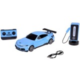 JOKO RC Elektrické Pretekárske auto s Nabíjacou stanicou na diaľkové ovládanie + svetlo + hudba, modré