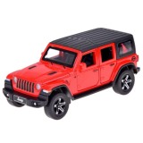 JOKO Kovové Auto Terénny Jeep Off-road s Karavanom + svetlo a zvuk, červené