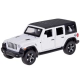 JOKO Kovové Auto Terénny Jeep Off-road s Karavanom + svetlo a zvuk, biele