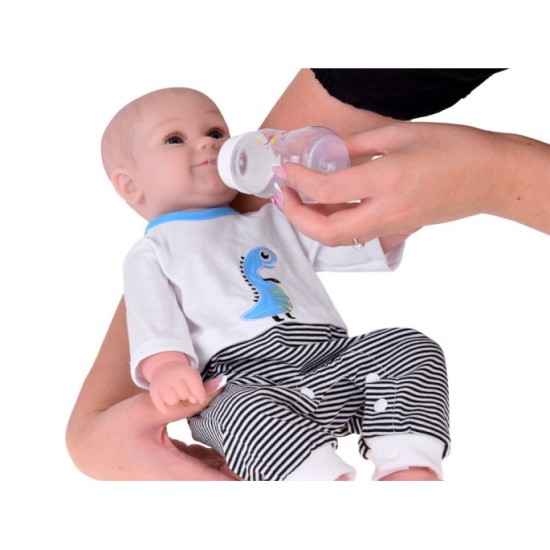 JOKO Interaktívna Bábika Chlapček, hovorí, smeje sa, hnevá sa + magnetický cumeľ, plienka