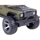 JOKO RC Auto Land Rover Defender 110 s LED svetlom 34cm, na diaľkové ovládanie, zelené