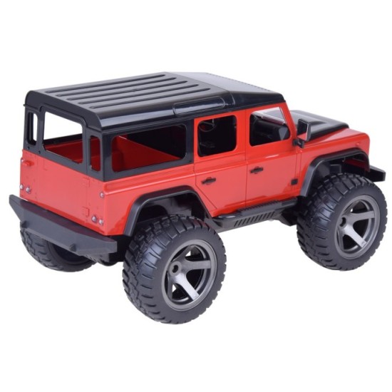 JOKO RC Auto Land Rover Defender 110 s LED svetlom 34cm, na diaľkové ovládanie, červené