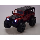 JOKO RC Auto Land Rover Defender 110 s LED svetlom 34cm, na diaľkové ovládanie, červené