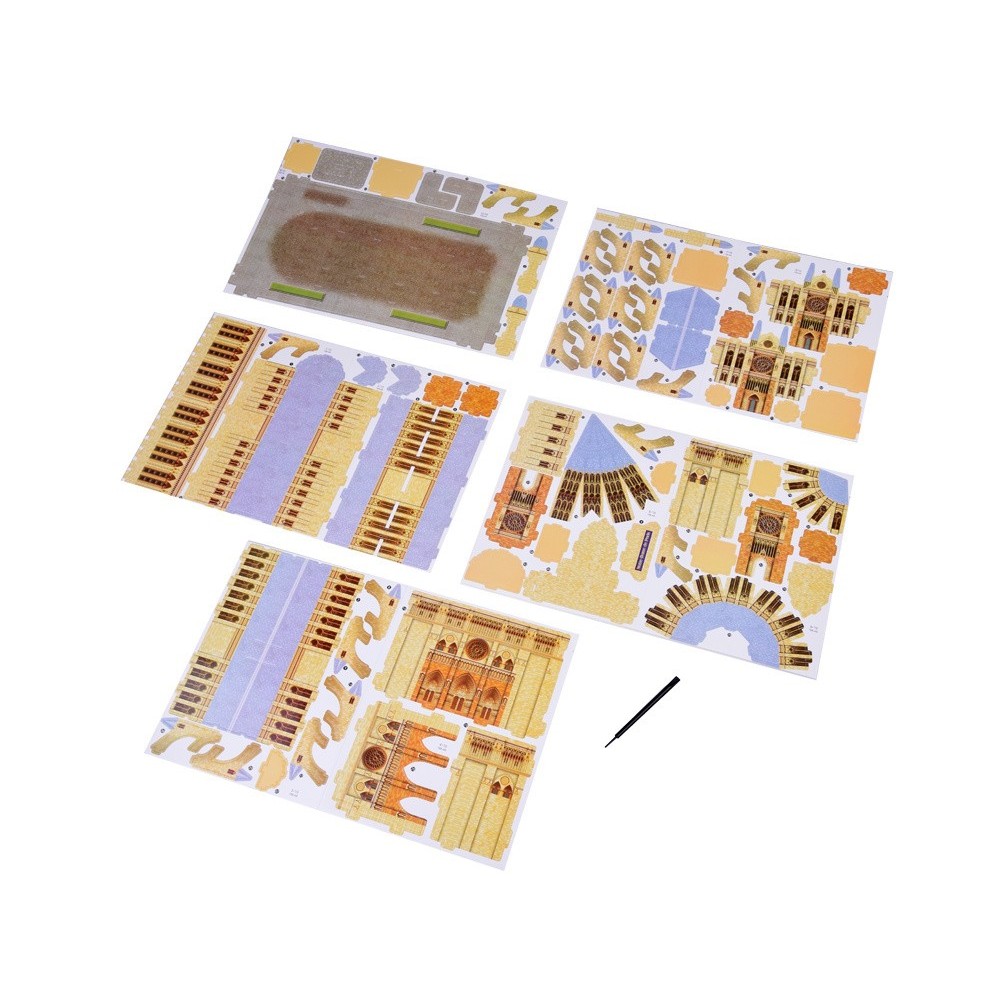 JOKO 3D Puzzle Notre-Dame Katedrála v Paríži 77ks