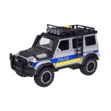JOKO Policajné auto JEEP OFF-Road so svetlom a zvukom, strieborno-čierne