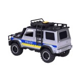 JOKO Policajné auto JEEP OFF-Road so svetlom a zvukom, strieborno-čierne