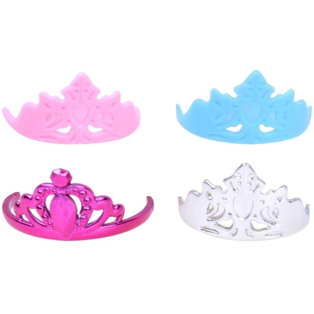 Anlily Veľká Sada Oblečenia pre bábiku Barbie + topánky, korunky, náhrdelníky, kabelky