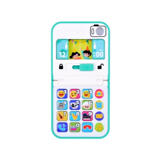 Hola Toys Detský Interaktívny Mobil, Telefón, Skladací so svetlom a hudbou