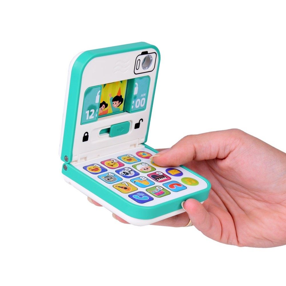 Hola Toys Detský Interaktívny Mobil, Telefón, Skladací so svetlom a hudbou