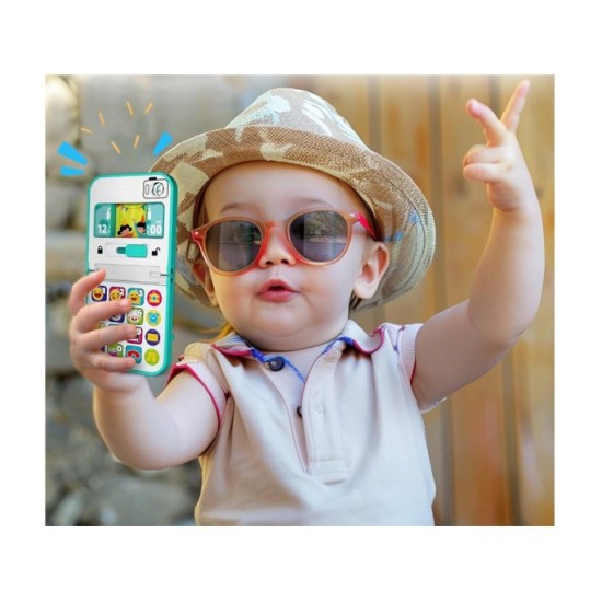 Hola Toys Detský Interaktívny Mobil, Telefón, Skladací so svetlom a hudbou