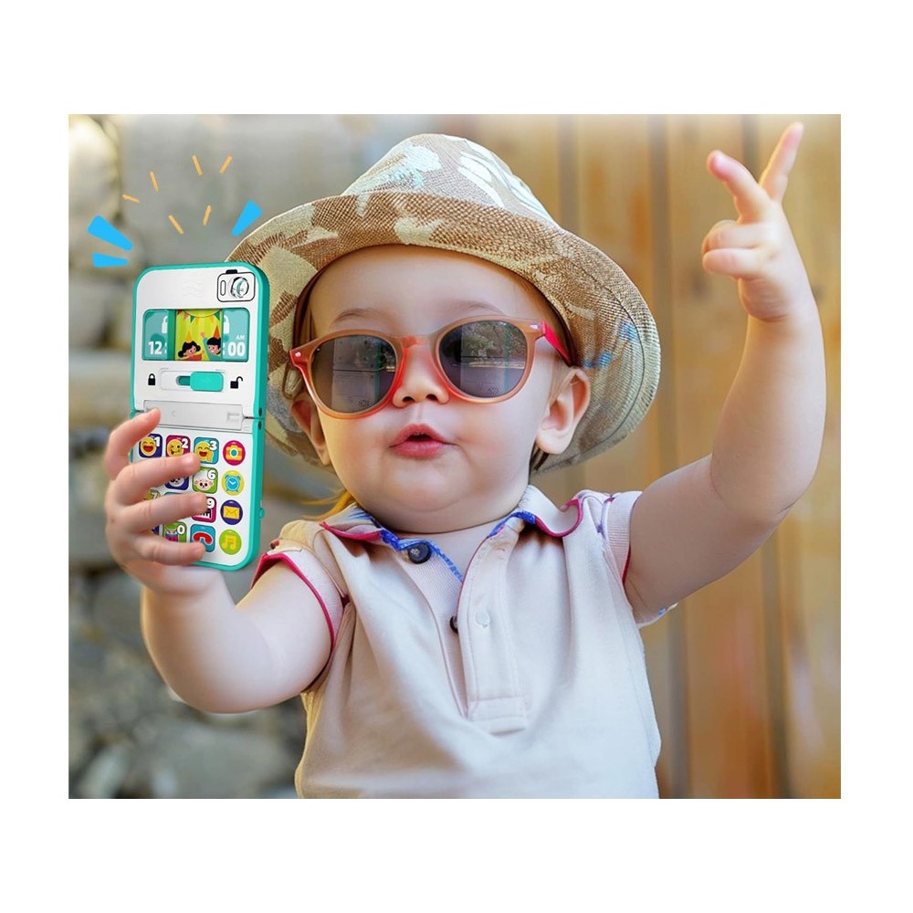 Hola Toys Detský Interaktívny Mobil, Telefón, Skladací so svetlom a hudbou