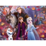 Clementoni Veľké Puzzle Frozen 2 Ľadové Kráľovstvo Elza, Anna, Olaf 40ks 100x70cm, puzzle na podlahu