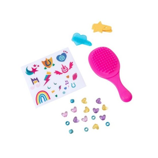 Hasbro Hlava na Česanie Poník My Little Pony Sunny Starscout + korálky a nálepky, fialové vlasy