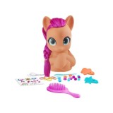 Hasbro Hlava na Česanie Poník My Little Pony Sunny Starscout + korálky a nálepky, fialové vlasy