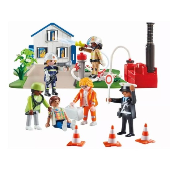 Playmobil My Figures 70980 Záchranné Akčné figúrky pre kocky 120ks