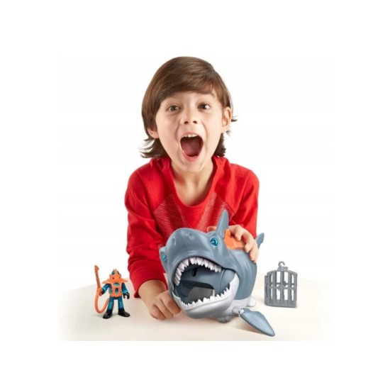 Mattel Imaginext Mega Mechanical Shark Útok žraloka + figúrka žraloka a potápača