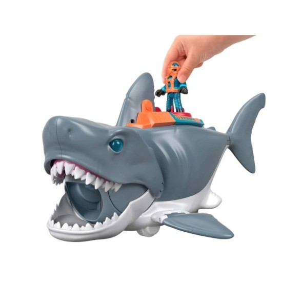 Mattel Imaginext Mega Mechanical Shark Útok žraloka + figúrka žraloka a potápača