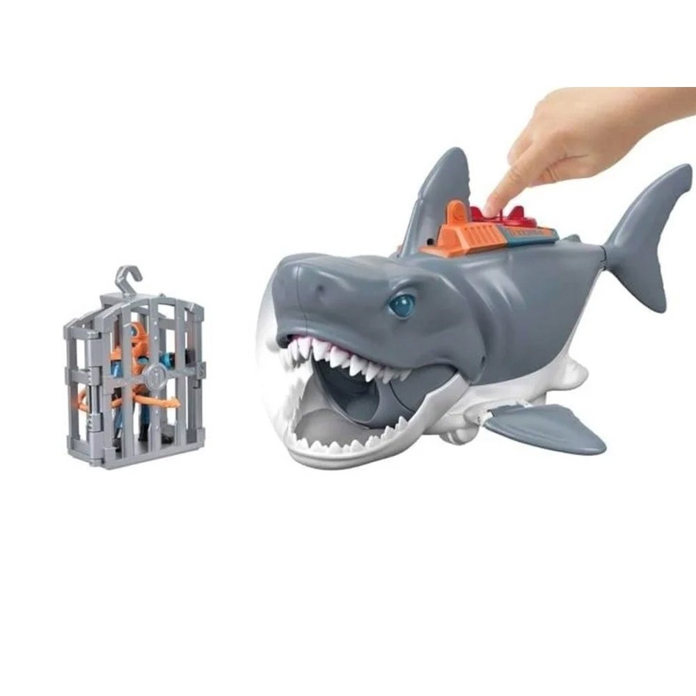 Mattel Imaginext Mega Mechanical Shark Útok žraloka + figúrka žraloka a potápača