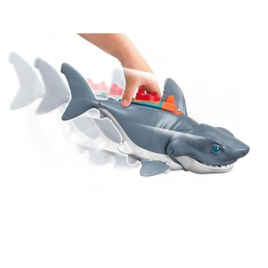Mattel Imaginext Mega Mechanical Shark Útok žraloka + figúrka žraloka a potápača