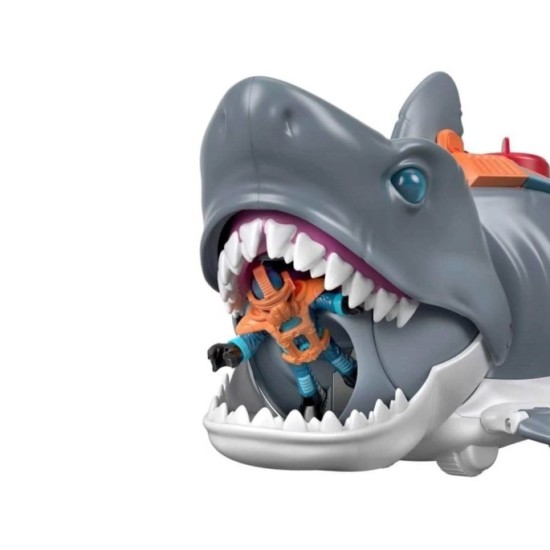 Mattel Imaginext Mega Mechanical Shark Útok žraloka + figúrka žraloka a potápača