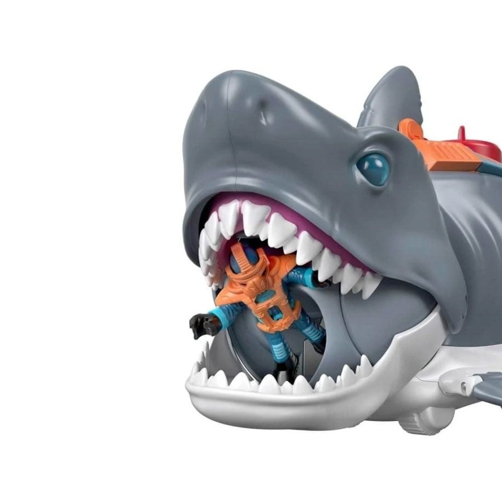 Mattel Imaginext Mega Mechanical Shark Útok žraloka + figúrka žraloka a potápača