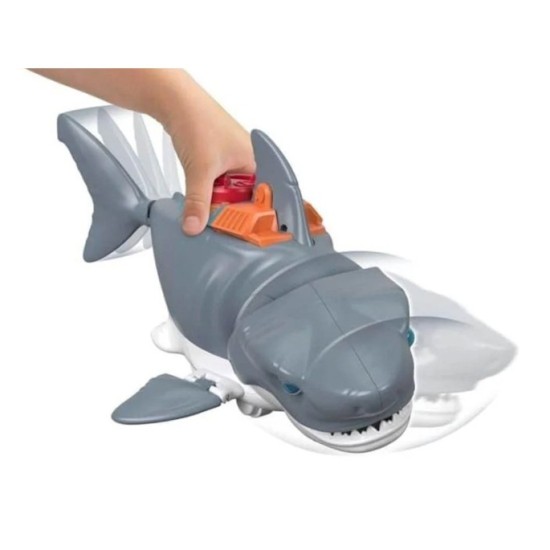 Mattel Imaginext Mega Mechanical Shark Útok žraloka + figúrka žraloka a potápača