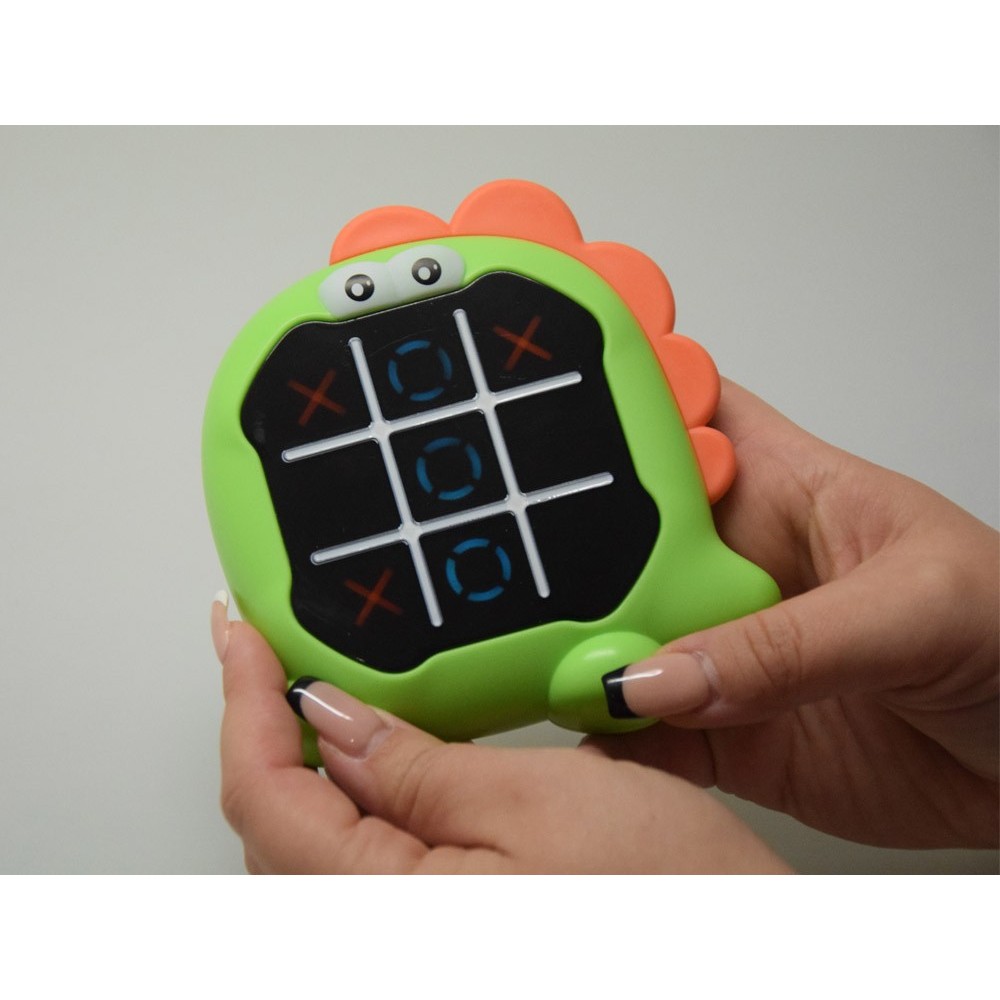 JOKO Elektronická Pamäťová Hra Dinosaurus 3v1 Tic Tac Toe so svetlom a zvukom