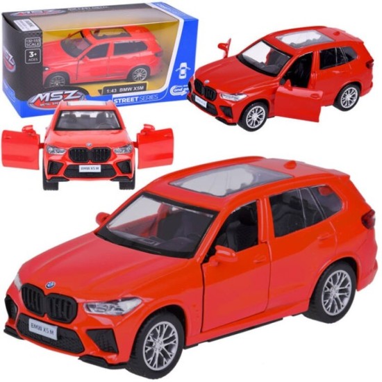 JOKO Kovový Model Autíčka BMW X5M 1:43 s otváracími dverami, červené