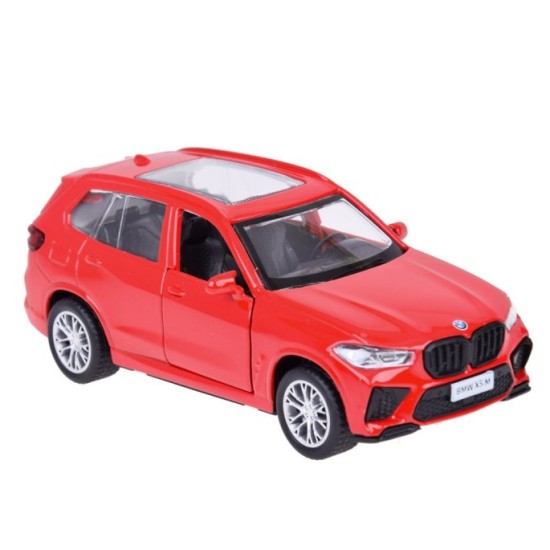 JOKO Kovový Model Autíčka BMW X5M 1:43 s otváracími dverami, červené