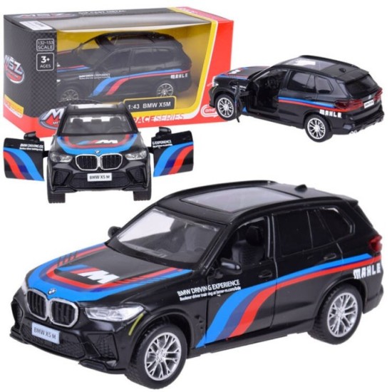 JOKO Kovový Model Autíčka BMW X5M 1:43 s otváracími dverami, čierne