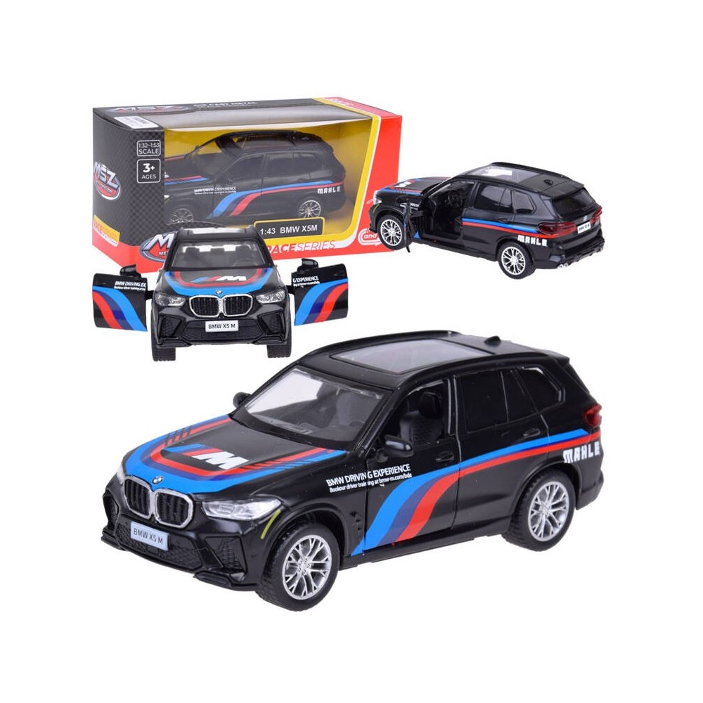 JOKO Kovový Model Autíčka BMW X5M 1:43 s otváracími dverami, čierne