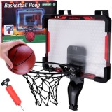 JOKO Elektronický Basketbalový Kôš na dvere s počítaldom, LED podsvietením a hudbou + Lopta a pumpa