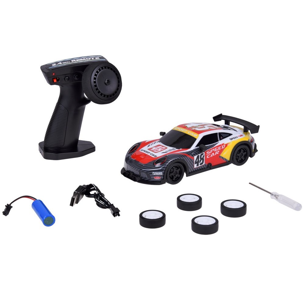 JOKO RC Driftovacie autíčko na diaľkové ovládanie, červené