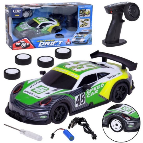 JOKO RC Driftovacie autíčko na diaľkové ovládanie, zelené