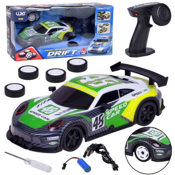 JOKO RC Driftovacie autíčko na diaľkové ovládanie, zelené