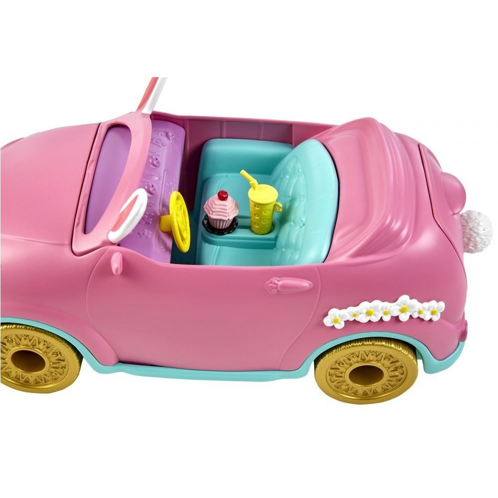 Mattel ENCHANTIMALS ZAJAČIK auto pre bábiky + BÁBIKA BREE BUNNY