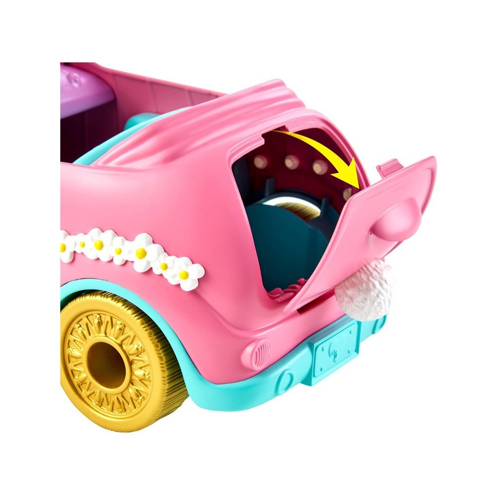 Mattel ENCHANTIMALS ZAJAČIK auto pre bábiky + BÁBIKA BREE BUNNY