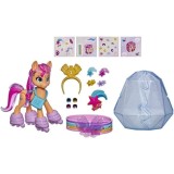 HASBRO My Little Pony Kryštálové dobrodružstvo s poníkmi, figúrka Sunny Starscout na kolieskových korčuliach