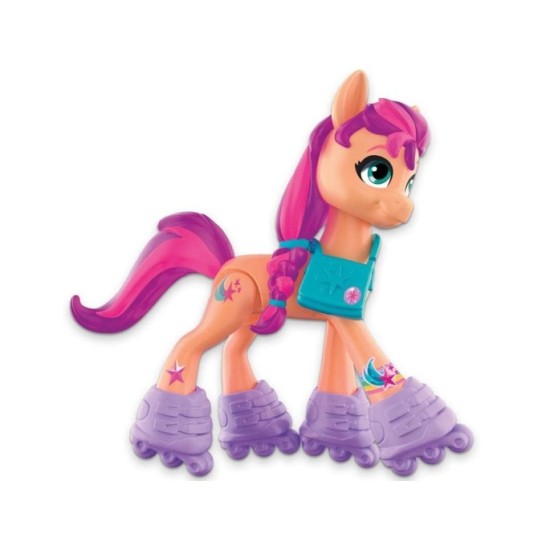 HASBRO My Little Pony Kryštálové dobrodružstvo s poníkmi, figúrka Sunny Starscout na kolieskových korčuliach
