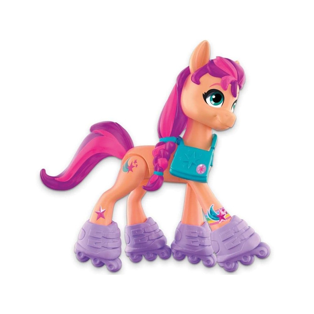 HASBRO My Little Pony Kryštálové dobrodružstvo s poníkmi, figúrka Sunny Starscout na kolieskových korčuliach