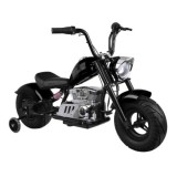 JOKO Elektrická Motorka Chopper 24V, nosnosť 80kg, rýchlosť 20km/h, nafukovacie kolesá, kožené sedadlo, čierna