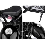 JOKO Elektrická Motorka Chopper 24V, nosnosť 80kg, rýchlosť 20km/h, nafukovacie kolesá, kožené sedadlo, čierna